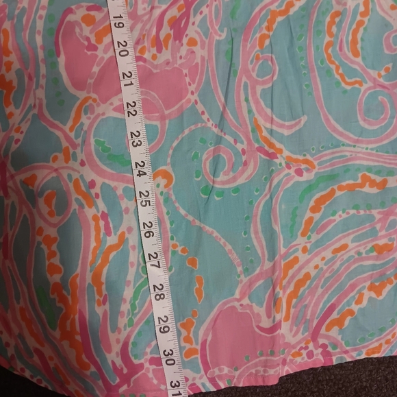 Lilly Pulitzer Pastel Floral Shirt Dress - Picture 5 of 7